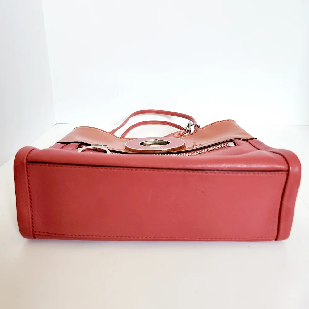 Rare Coach Bonnie Cashin Leather Mini Zip Tote 13856 - Picture 11 of 11